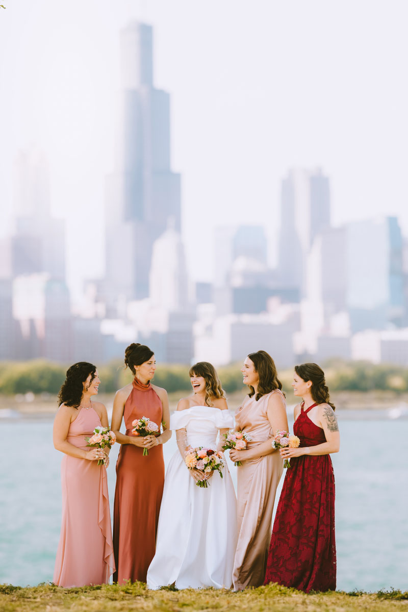 museum campus wedding light and bright photography