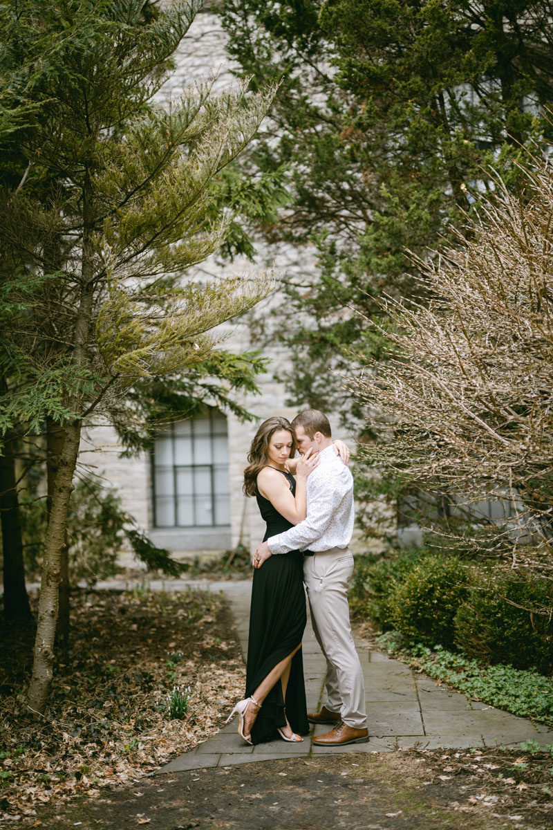 northwestern campus engagement shoot light and bright photographer