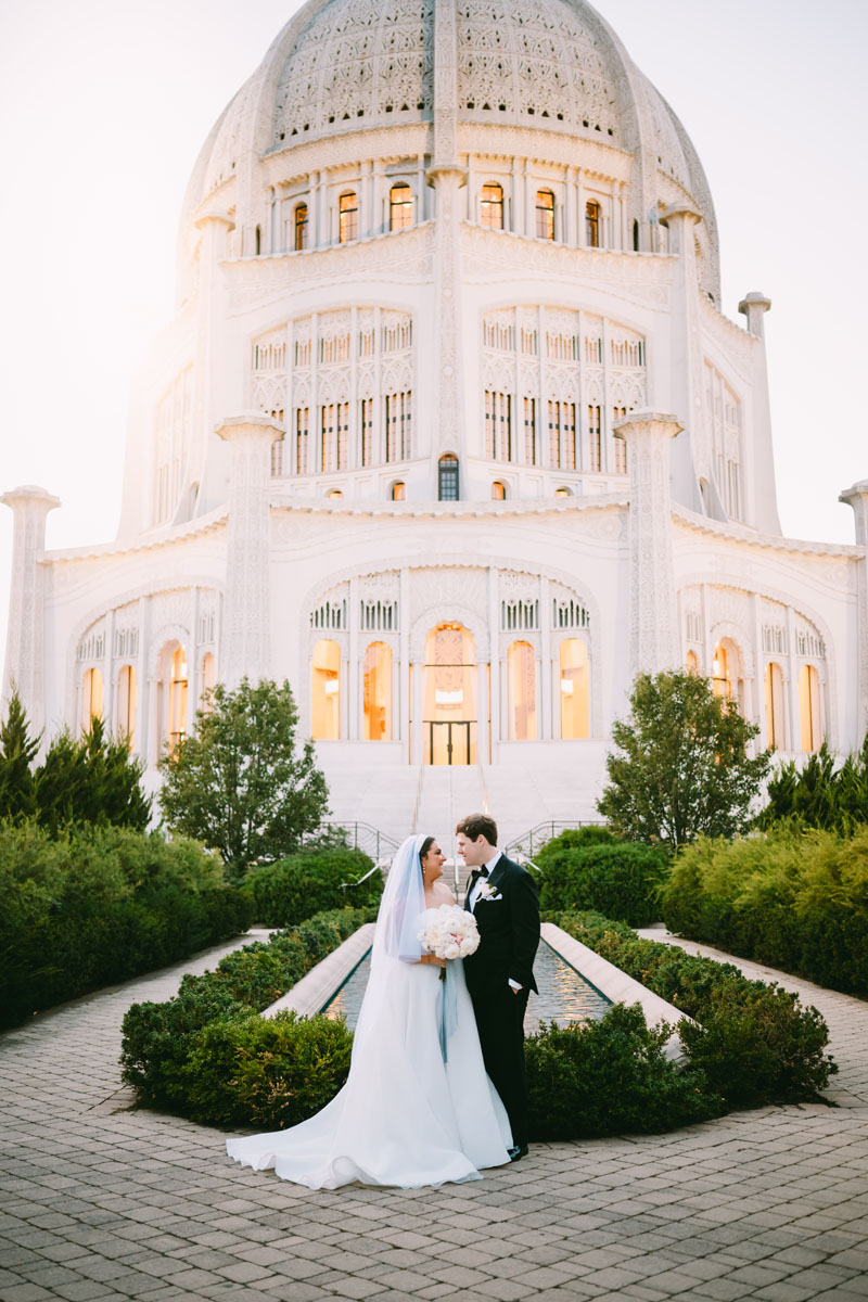 bahai temple wedding light and bright photographer