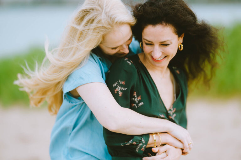 Romantic Engagement North Avenue Beach // Brittany + Melissa