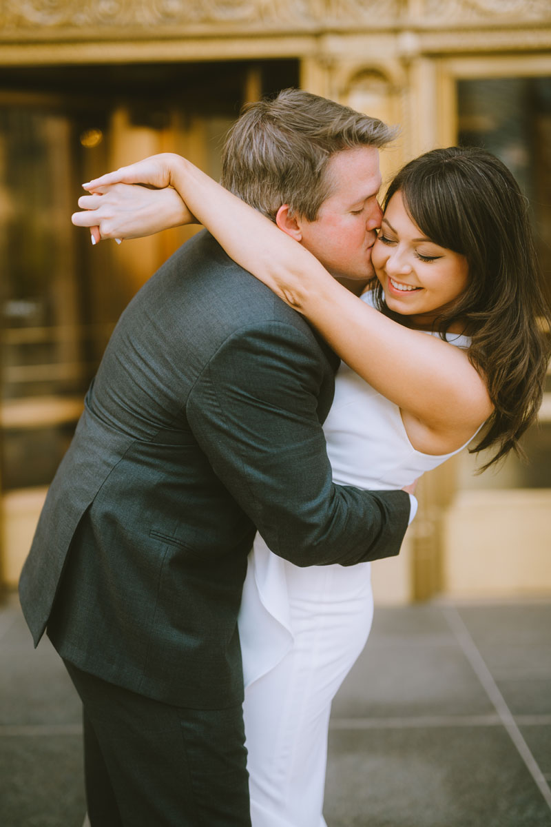 dreamy wrigley building true color engagement photographer